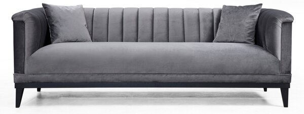 Hanah Home Trojmiestna pohovka Trendy 225 cm tmavosivá