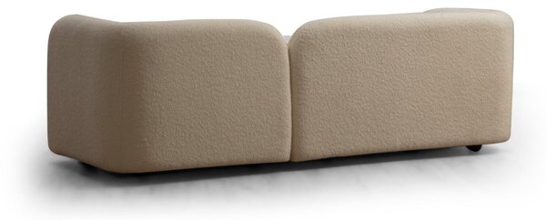 Hanah Home Trojmiestna pohovka Victoria 228 cm boucle krémová