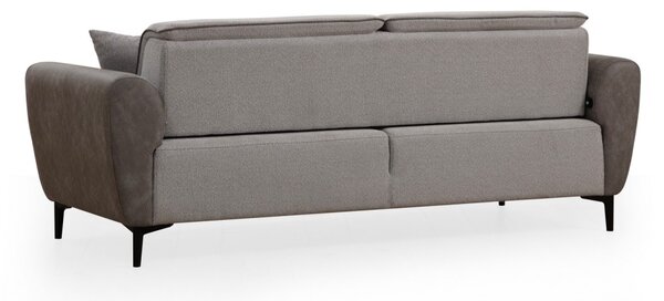 Hanah Home Trojmiestna rozkladacia pohovka Aren 215 cm sivá