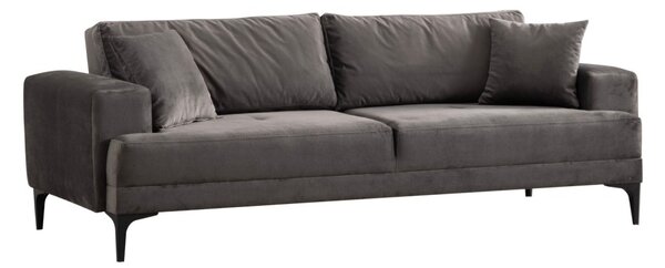 Hanah Home Trojmiestna rozkladacia pohovka Astana 234 cm antracit