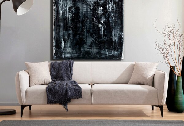 Hanah Home Trojmiestna rozkladacia pohovka Belissimo 220 cm biela