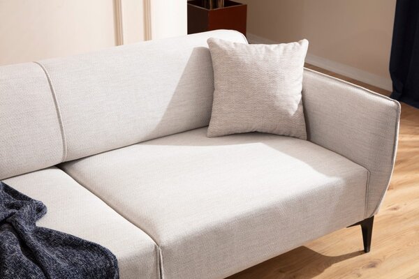 Hanah Home Trojmiestna rozkladacia pohovka Belissimo 220 cm biela