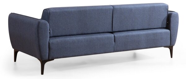 Hanah Home Trojmiestna rozkladacia pohovka Belissimo 220 cm modrá