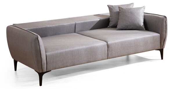 Hanah Home Trojmiestna rozkladacia pohovka Belissimo 220 cm sivá