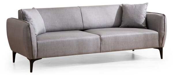 Hanah Home Trojmiestna rozkladacia pohovka Belissimo 220 cm sivá