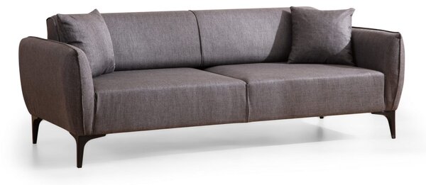 Hanah Home Trojmiestna rozkladacia pohovka Belissimo 220 cm tmavosivá