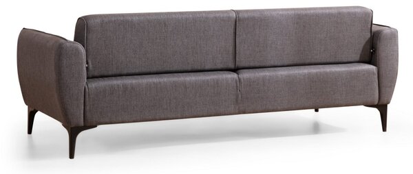 Hanah Home Trojmiestna rozkladacia pohovka Belissimo 220 cm tmavosivá