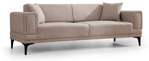 Hanah Home Trojmiestna rozkladacia pohovka Horizon 230 cm svetlohnedá