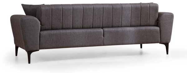 Hanah Home Trojmiestna rozkladacia pohovka Hamlet 230 cm tmavosivá