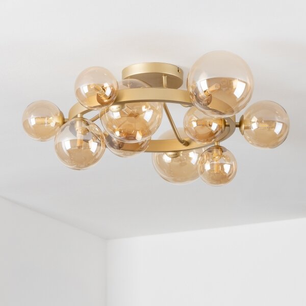 Brilagi - LED Prisadený luster MILLA 10xG9/3W/230V zlatá