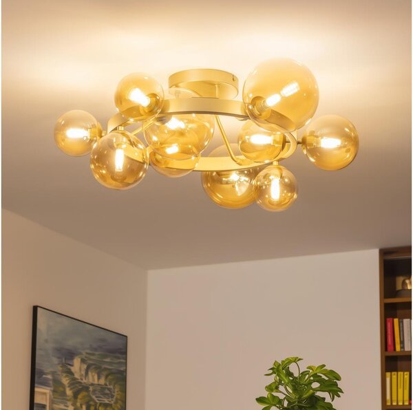 Brilagi - LED Prisadený luster MILLA 10xG9/3W/230V zlatá