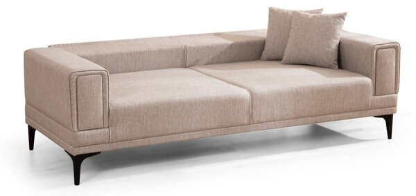 Hanah Home Trojmiestna rozkladacia pohovka Horizon 230 cm svetlohnedá