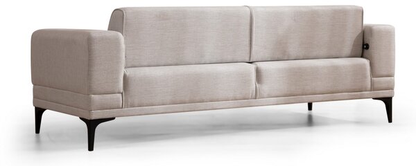 Hanah Home Trojmiestna rozkladacia pohovka Horizon 230 cm ecru