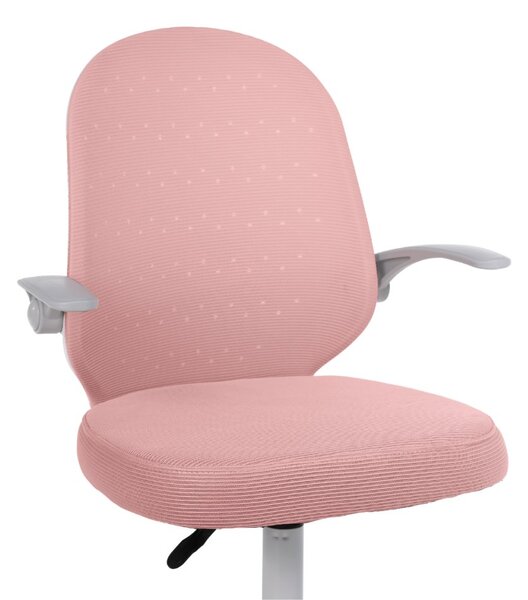 Detská otočná stolička Neoseat JUNI 012 — látka, ružová