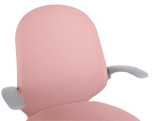 Detská otočná stolička Neoseat JUNI 012 — látka, ružová
