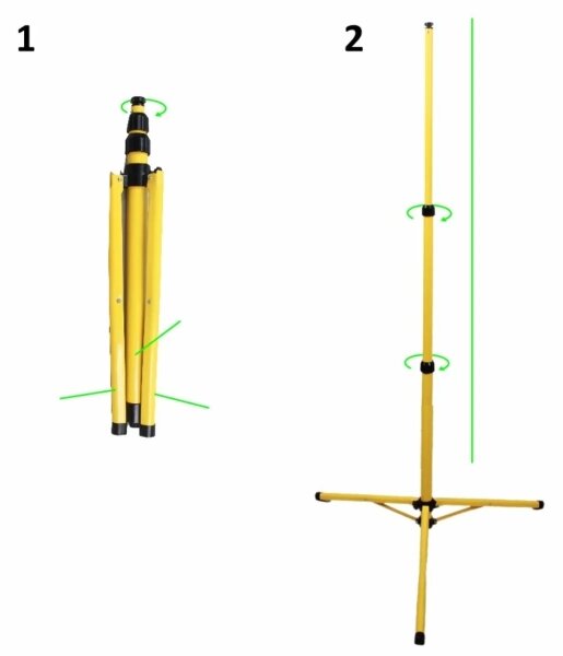 Stojan na reflektor 165 cm