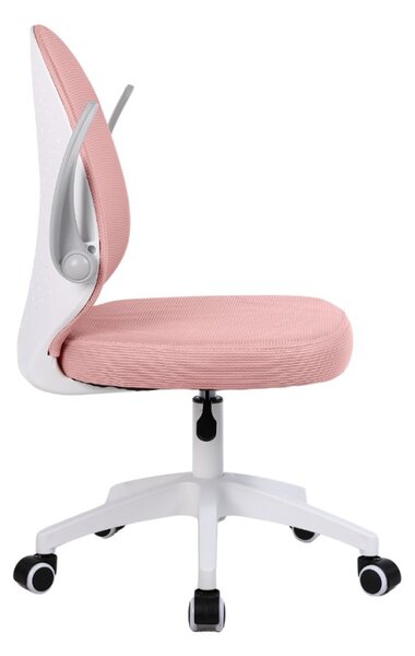 Detská otočná stolička Neoseat JUNI 012 — látka, ružová