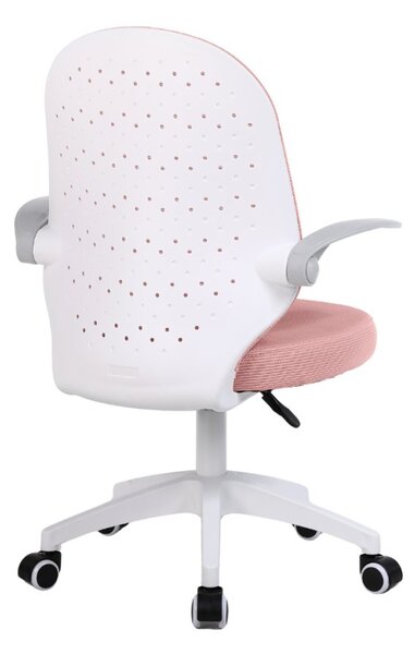 Detská otočná stolička Neoseat JUNI 012 — látka, ružová