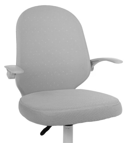 Detská otočná stolička Neoseat JUNI 012 — látka, sivá