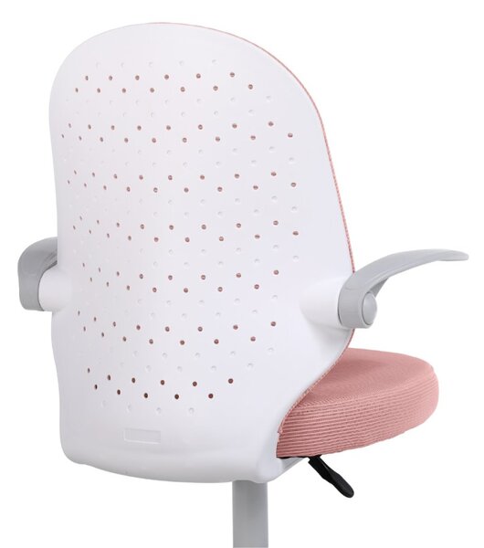 Detská otočná stolička Neoseat JUNI 012 — látka, ružová
