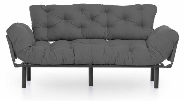 Hanah Home Trojmiestna rozkladacia pohovka Nitta 185 cm sivá