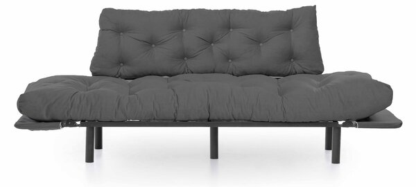 Hanah Home Trojmiestna rozkladacia pohovka Nitta 185 cm sivá