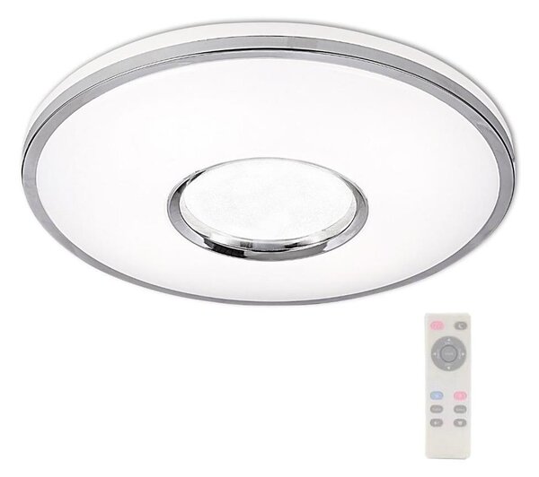 LED Stmievateľné stropné svietidlo LEON LED/24W/230V + diaľkové ovládanie