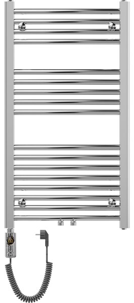 Mexen Ares, elektrické vykurovacie teleso 900 x 500 mm, 300 W, chrómová, W102-0900-500-2300-01
