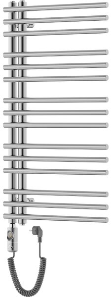 Mexen Neptun, elektrické vykurovacie teleso 900 x 500 mm, 300 W, chrómová, W101-0900-500-2300-01