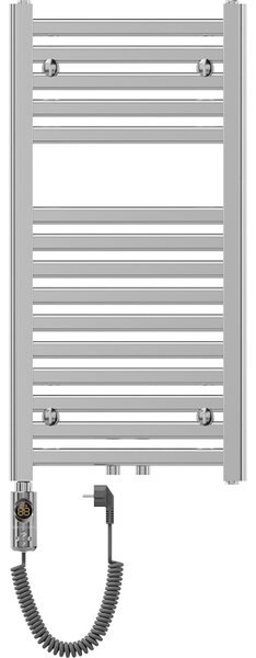 Mexen Hades, elektrické vykurovacie teleso 800 x 400 mm, 300 W, chrómová, W104-0800-400-2300-01