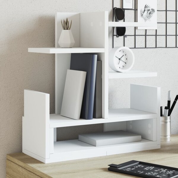 Maison Exclusive - Organizér na písací stôl Biely 49x20x52,5 cm Drevený materiál