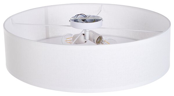 Stropná lampa biela okrúhla ø 60 cm stropné boho svietidlo moderná obývačka spálňa