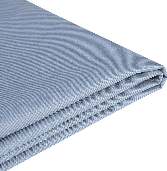 Ochranná plachta na záhradný nábytok sivá PVC polyester 155 x 155 x 90 cm kryt proti dažďu