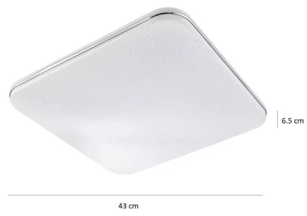 LED Stmievateľné stropné svietidlo SYRIUS na diaľkové ovládanie LED/72W/230V