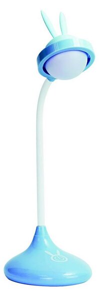 LED Detská dotyková lampička RABBIT LED/0,4W/5V 3000/6500K modrá + USB