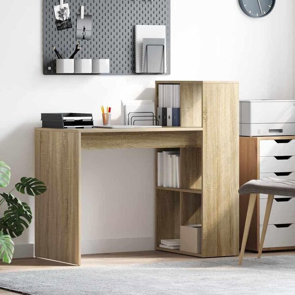 Maison Exclusive – písací stôl z drevovláknitej dosky s povrchovou úpravou imitujúcou dub Sonoma, rozmer 108 x 55 x 103,5 cm