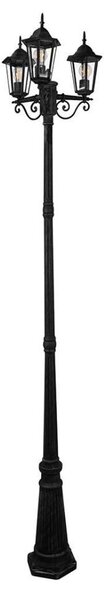 Vonkajšia lampa 3xE27/20W/230V IP43 2,58 m čierna