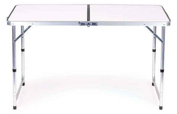 MultiGarden Skládací turistický stůl Veloca 120x60 cm bílý
