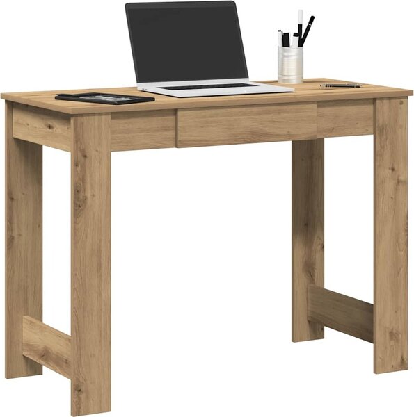 Maison Exclusive - písací stôl Artisan z dubového dreva 100x45x75 cm drevený materiál