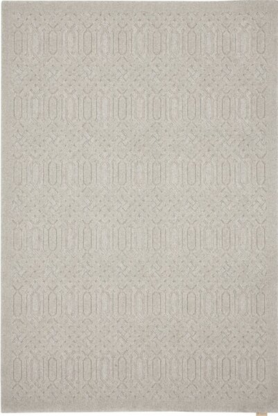 Svetlosivý vlnený koberec 133x190 cm Dive – Agnella