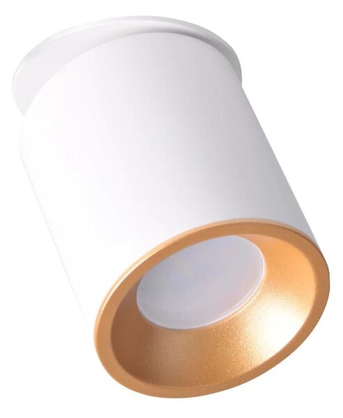 Podhľadové bodové svietidlo HARON 1xGU10/10W/230V biela/zlatá