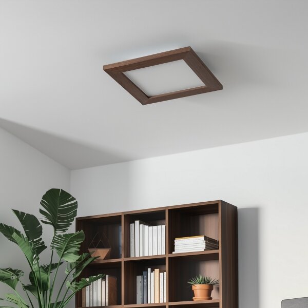 Eglo - LED Stmievateľný prisadený panel SALOBRENA 2 LED/16W/230V tmavohnedá