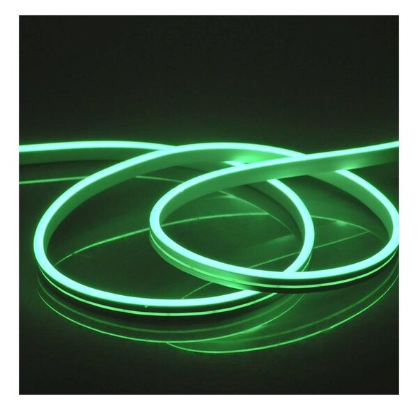 LED Pásik NEON 2 m LED/14W/12V IP65 zelená