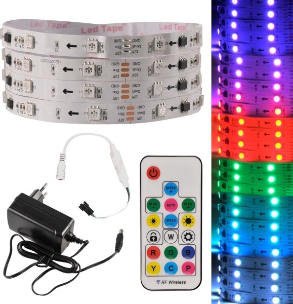 LED RGB Stmievateľný pásik MAGIC 2 m LED/12W/230V + DO