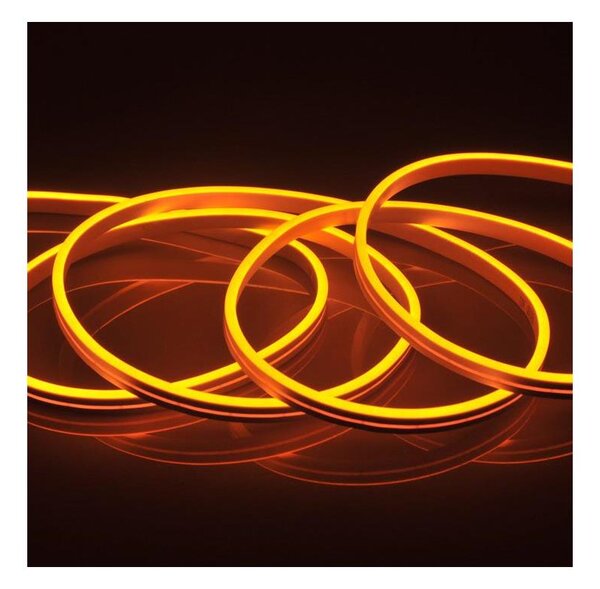 LED Pásik NEON 2 m LED/17W/12V IP65 oranžová