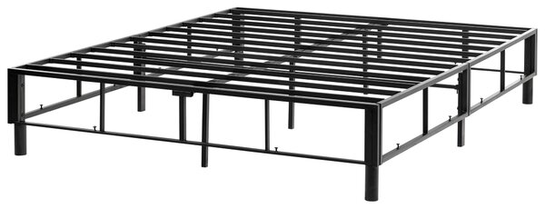 Kontinentálna posteľ bez čela svetlosivá polyester čalúnený rám 160 x 200 cm pružinový matrac spálňa