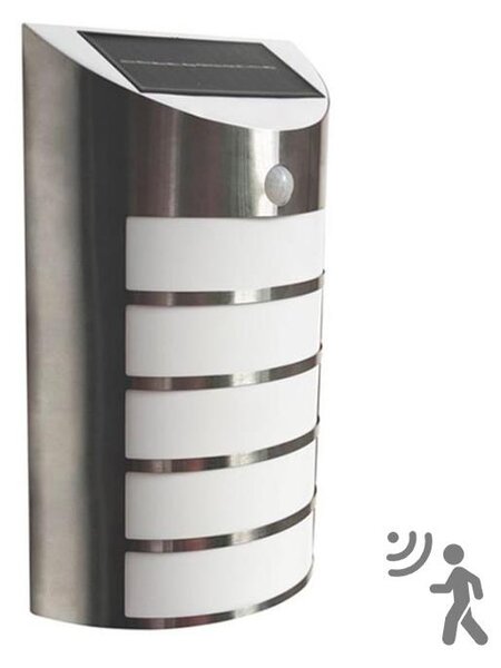 LED Solárne nástenné svietidlo so senzorom SAFFO LED/3,7V 2000 mAh IP44