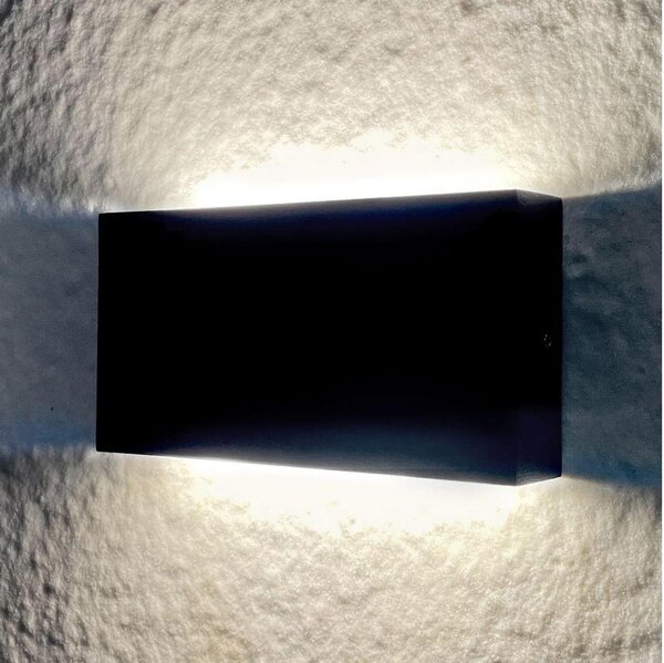 LED Vonkajšie nástenné svietidlo CHICAGO 2xLED/5,5W/230V IP44