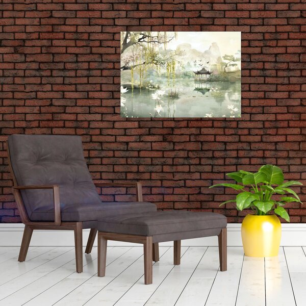 Obraz - Čínske jazero (70x50 cm)