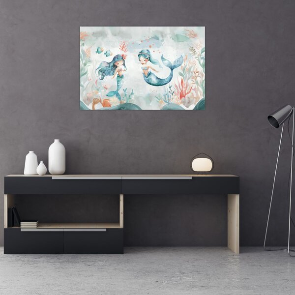 Obraz - Morské panny (90x60 cm)